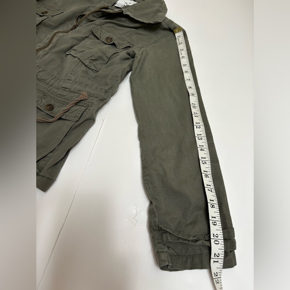 Bar III army green utility jacket size Small S gorpcore‎ street wear - Picture 11 of 16
